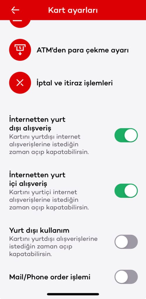 Axees Kredi Kartı İnternet Alışverişine Nasıl Açılır 