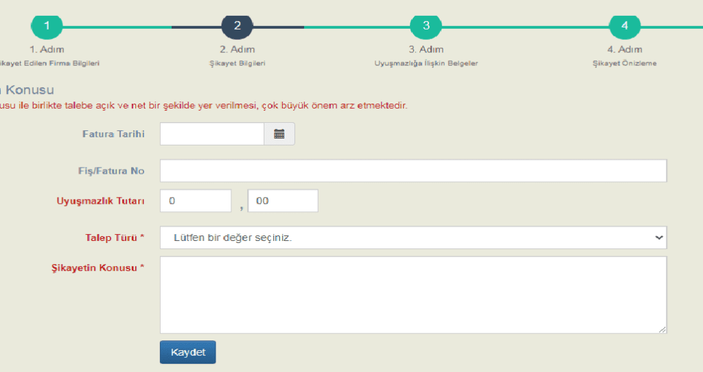 Tüketici Hakem Heyeti Başvurusu