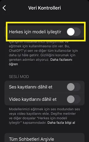Herkes için Modeli İyileştir