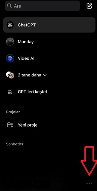 ChatGPT Ayarlar