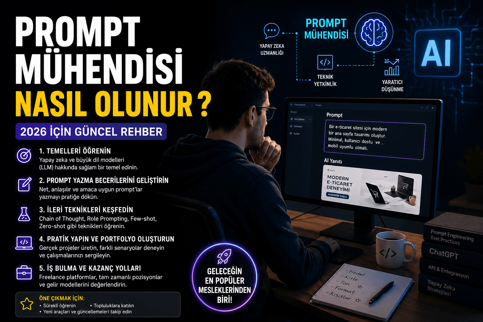 Prompt Mühendisi Nasıl Olunur ? 2026 İçin Güncel Rehber