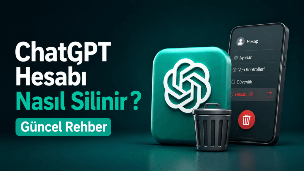 ChatGPT Hesabı Nasıl Silinir.