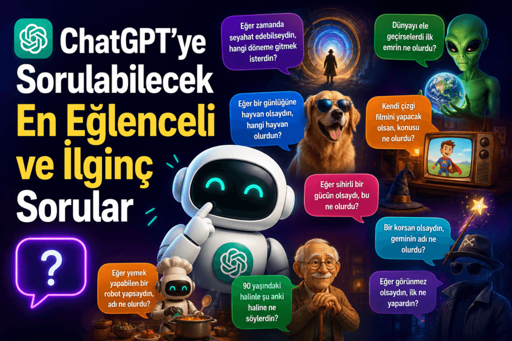 ChatGPT'ye sorulacak sorular.