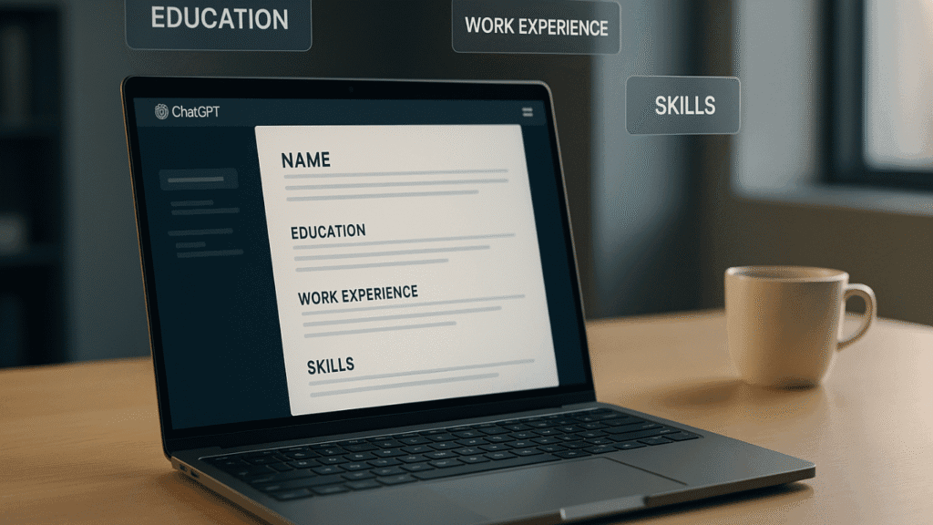 Chatgpt İle Etkili CV