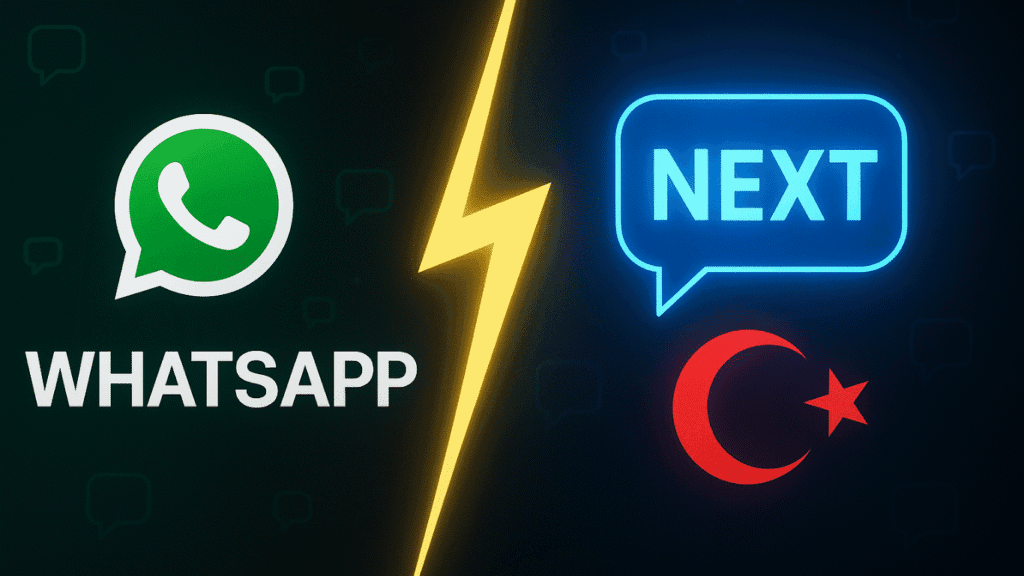 Yerli Mesajlaşma Uygulaması “Next” WhatsApp’a Rakip
