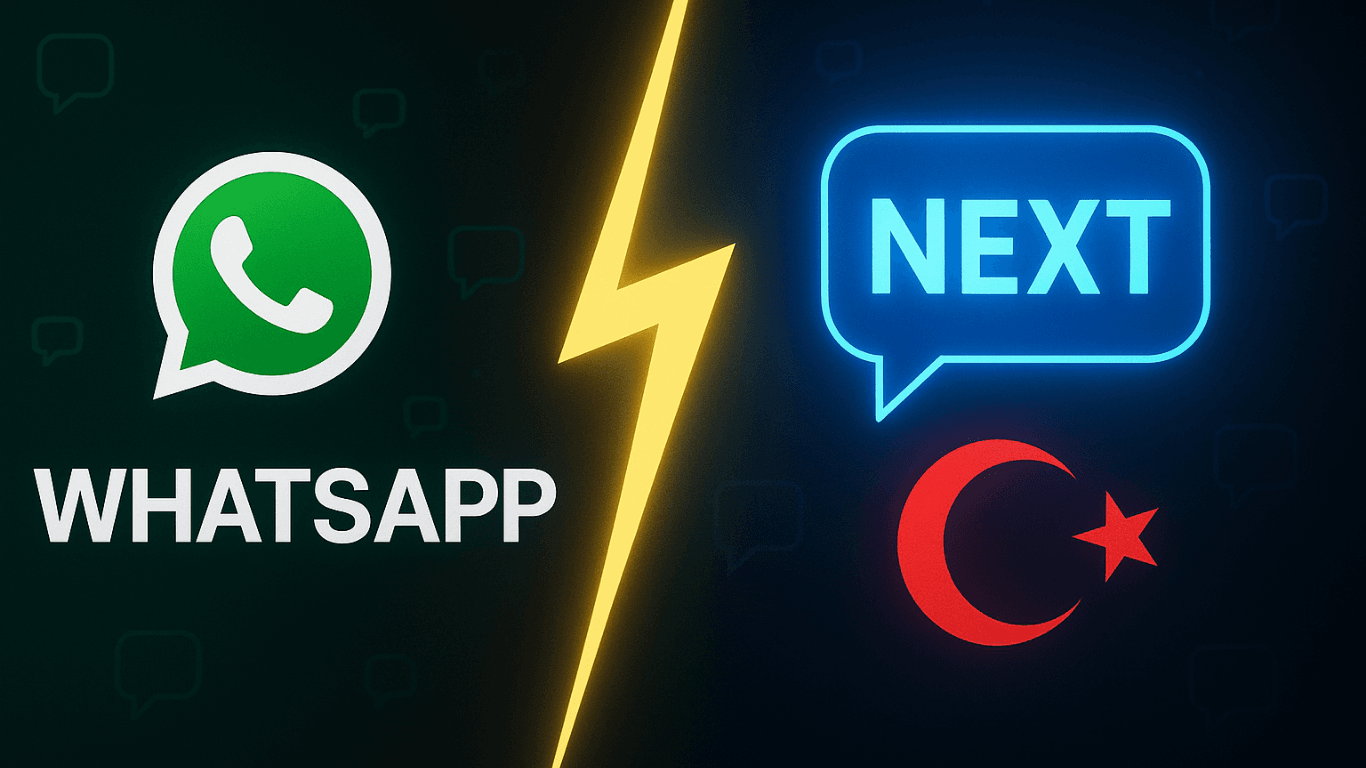 Yerli Mesajlaşma Uygulaması “Next” WhatsApp’a Rakip Olarak Sahneye Çıkıyor