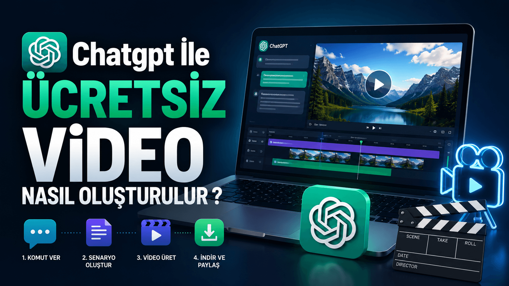 Chatgpt İle Ücretsiz Video Nasıl Oluşturulur ?