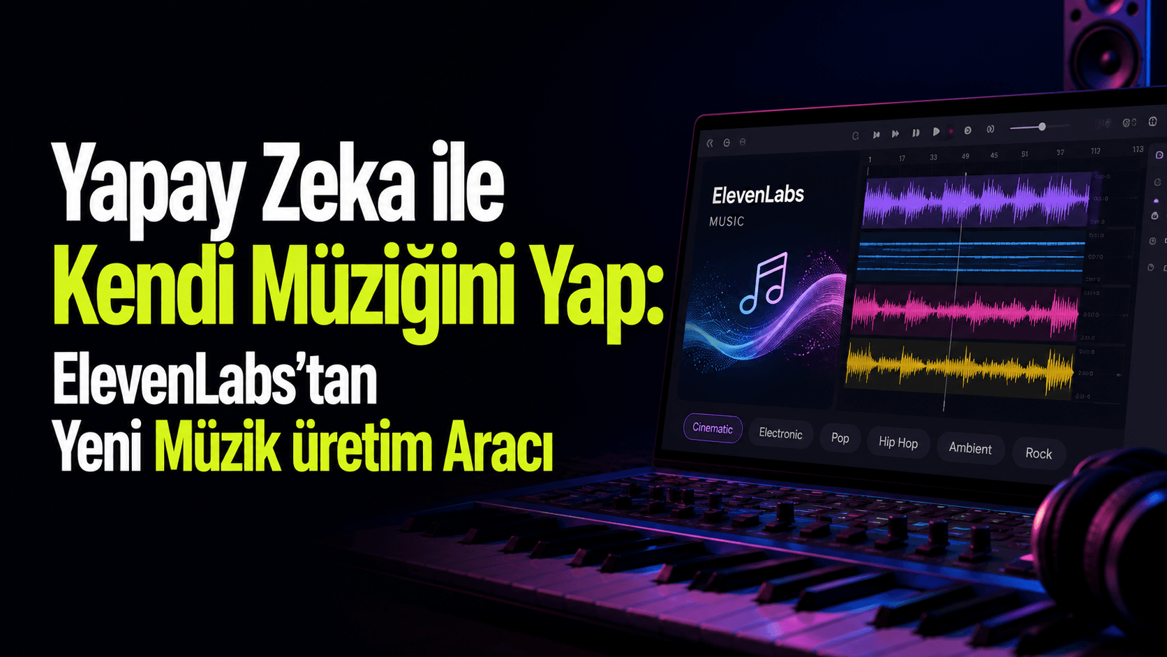 Yapay Zeka ile Kendi Müziğini Yap: ElevenLabs’tan Yeni Müzik üretim Aracı
