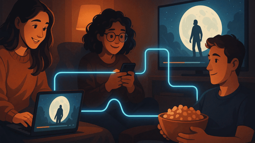 Birlikte Aynı Anda Film İzleme Uygulamaları