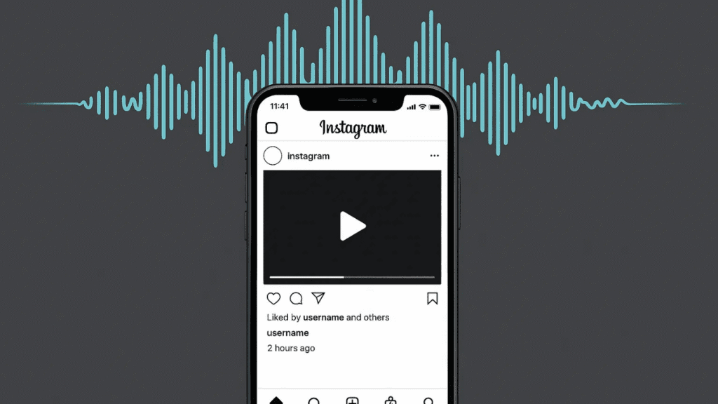 İnstagram Arka Planda Video Sesi