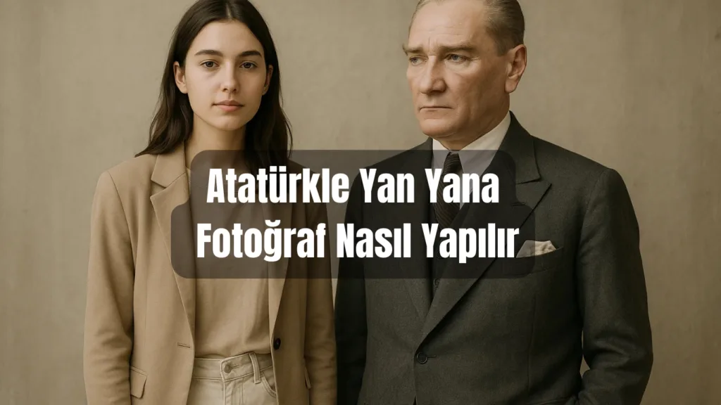 Atatürkle Yan Yana Fotoğraf nasıl yapılır
