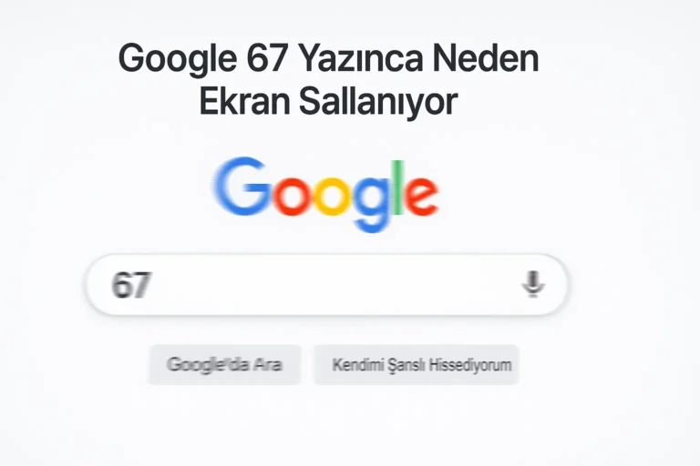 Google 67 Yazınca Neden Sallanıyor