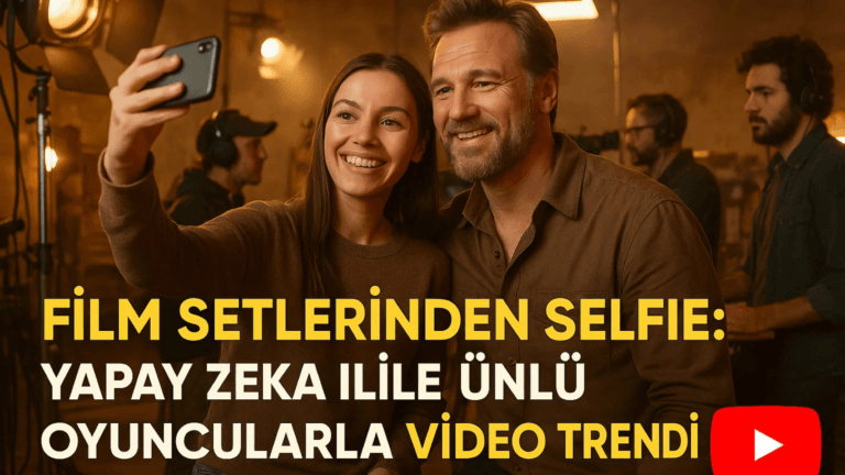 Hollywood Film Setlerinde Yapay Zeka İle Selfie Videoları