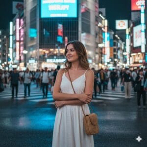 Tokyo Seyahat Fotoğrafı Nano Banana