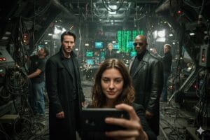 matrix Film Seti Selfie Promtu
