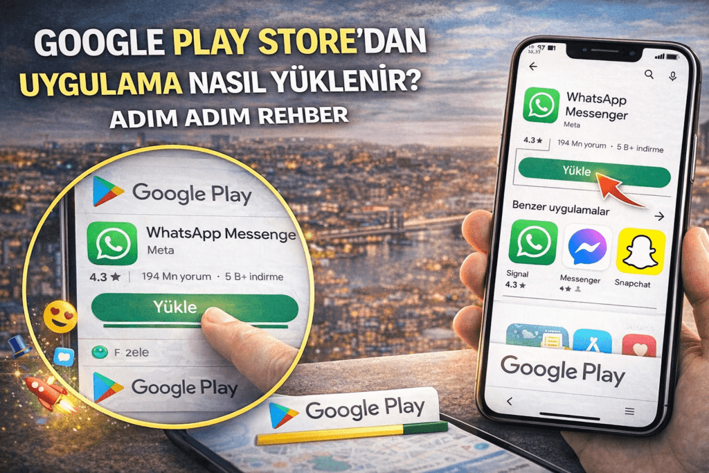 Google Play Store’dan Uygulama Nasıl Yüklenir