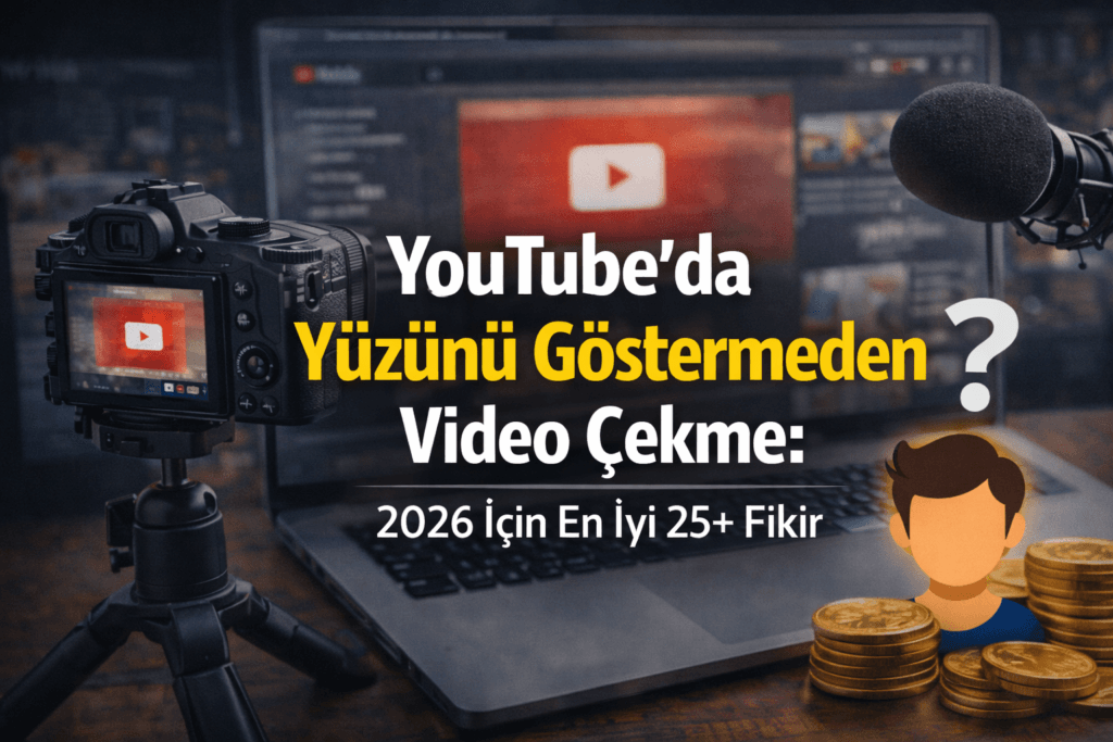 YouTube’da Yüzünü Göstermeden Video Çekme: 2026 İçin En İyi 25+ Fikir