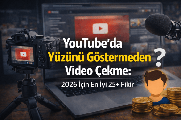 YouTube'da yüz göstermeden video çekme fikirleri kapak görseli