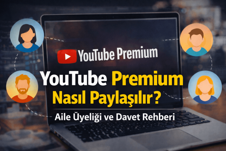 YouTube Premium aile üyeliği paylaşımı rehberi kapak görseli