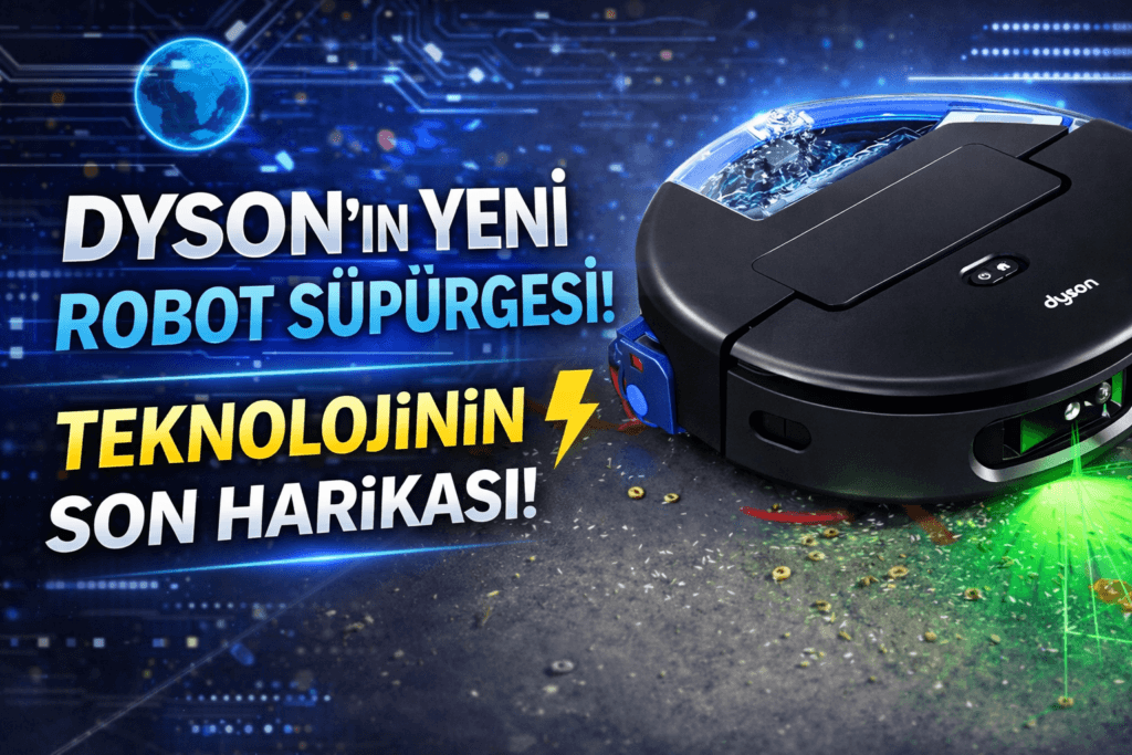 Dyson Yeni  Spot+Scrub AI Robot Süpürgesi 