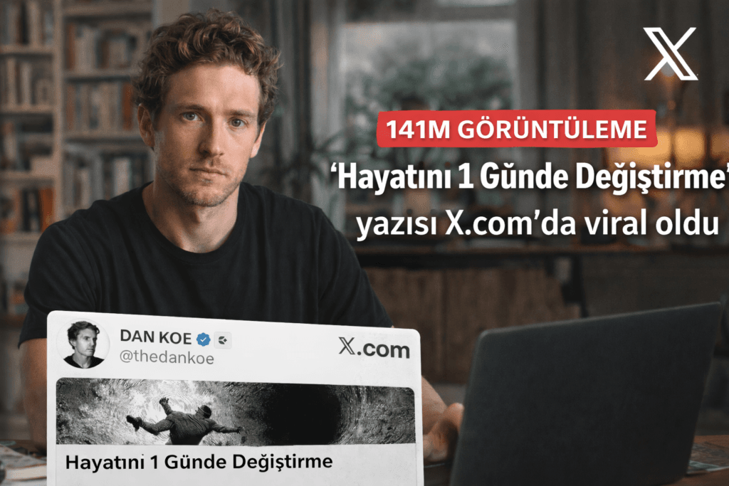 X (Twitter)’de En Çok Okunan Makale “Hayatını 1 Günde Değiştirme”