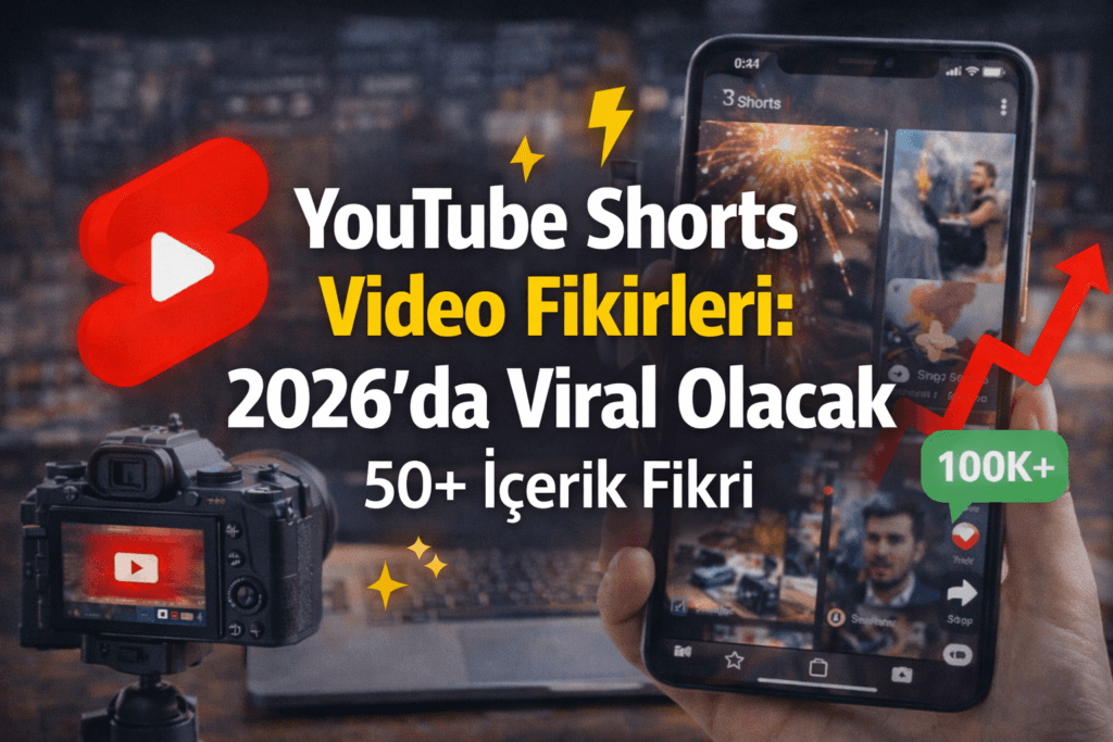YouTube Shorts Video Fikirleri: 2026’da Viral Olacak 50+ İçerik Fikri