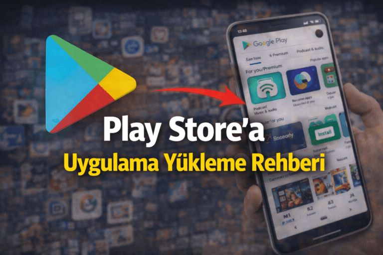 Google Play Store'dan uygulama yükleme ekranı