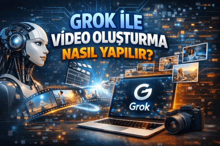 Grok yapay zeka aracı ile video oluşturma ekranı