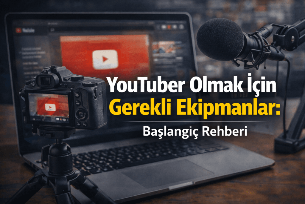YouTuber Olmak İçin Gerekli Ekipmanlar: Başlangıç Rehberi