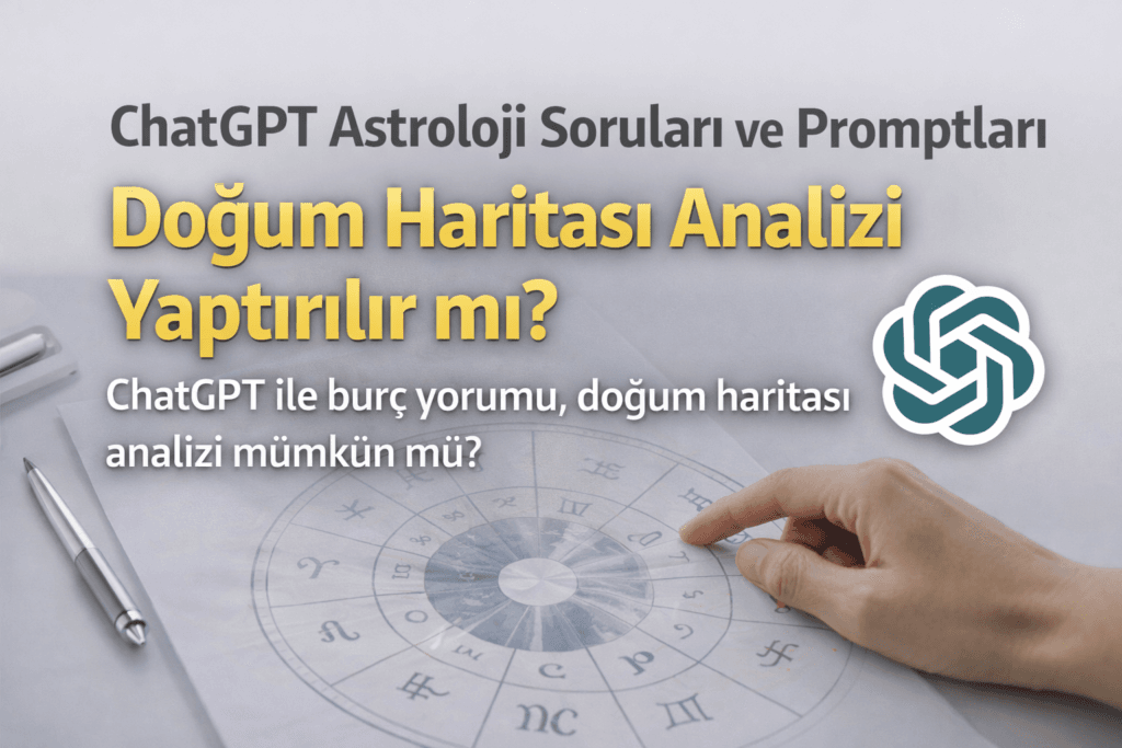 ChatGPT Astroloji Doğum Haritası Analizi Promptları