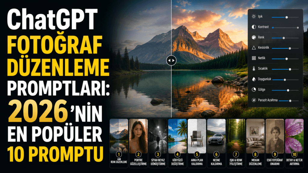 ChatGPT Fotoğraf Düzenleme Promptları