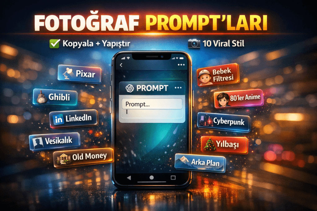 chatgpt fotoğraf promtları