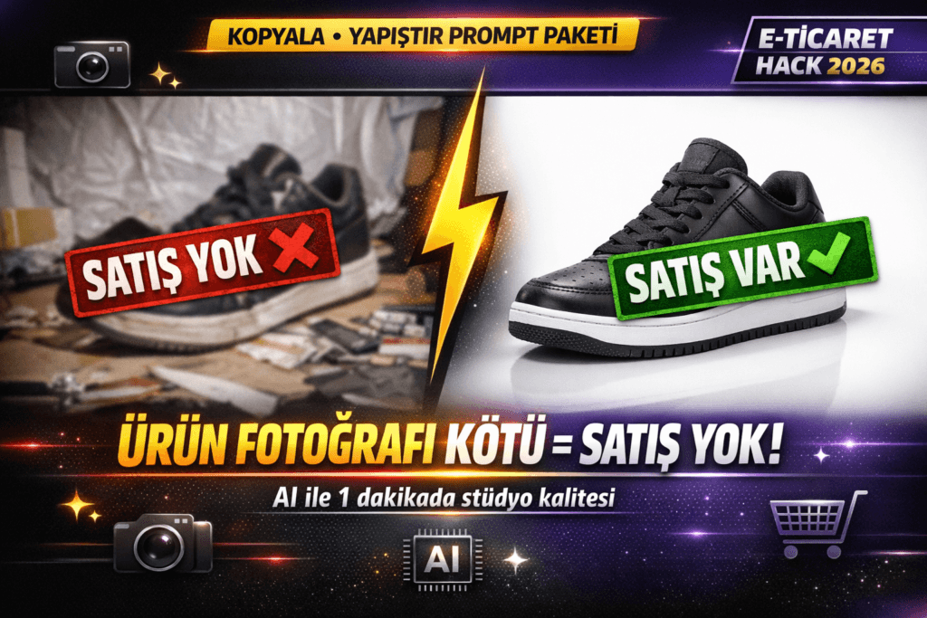 Ürün Fotoğrafı İyileştirme Promptu