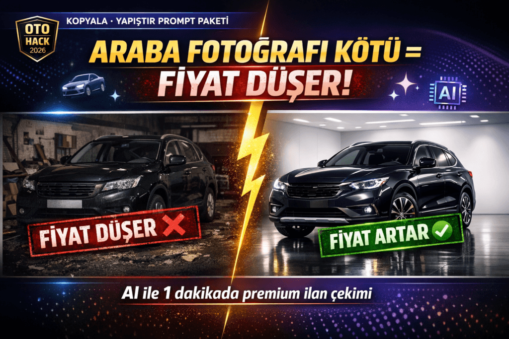 PREMİUM ARABA FOTOĞRAFI YAPMA PROMTLARI