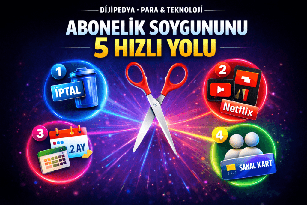 Spotify, YouTube Premium, Netflix, Exxen, BluTV, oyun üyelikleri, fotoğraf uygulamaları, filtre uygulamaları, cloud depolama