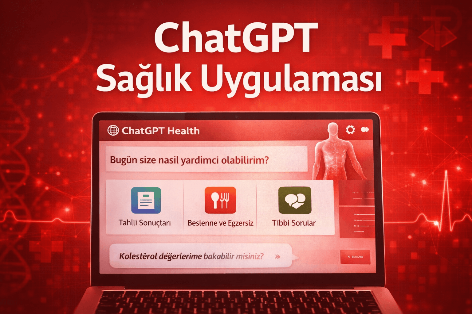 ChatGPT Sağlık Uygulaması Duyuruldu: ChatGPT Sağlık Verilerinizi Okuyor !