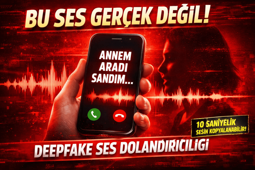 deepfake ses dolandırıcılığı