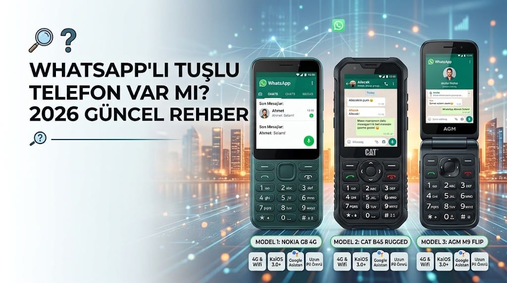 WhatsApp’lı Tuşlu Telefon Var mı