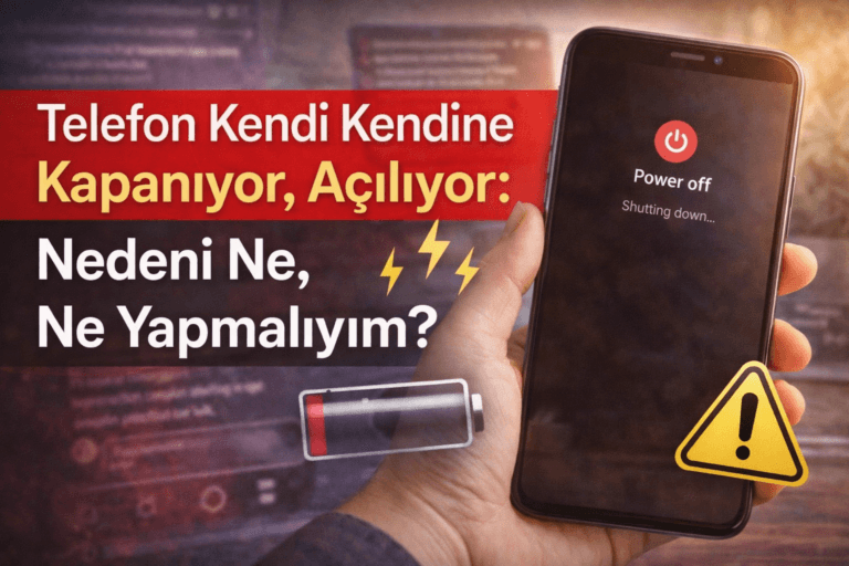 Telefon Kendi Kendine Kapanıyor, Açılıyor