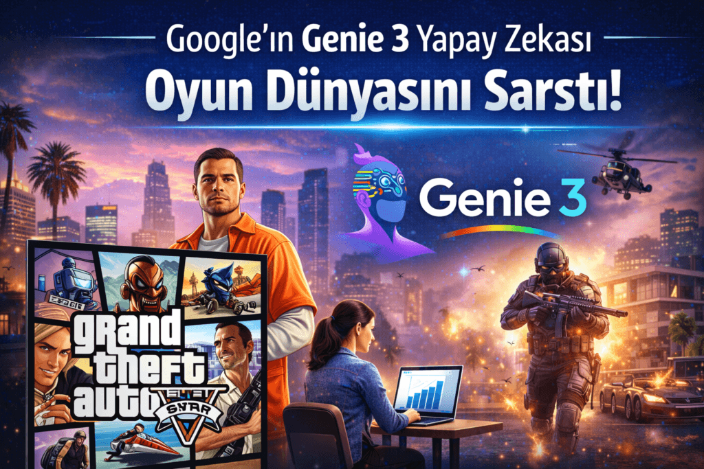 Google’ın Genie 3 Yapay Zekası Oyun