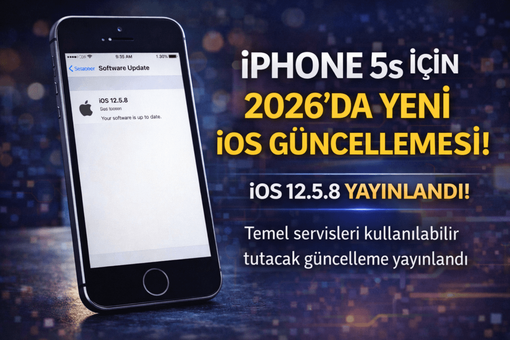 Apple iPhone 5s İçin Yeni Güncelleme
