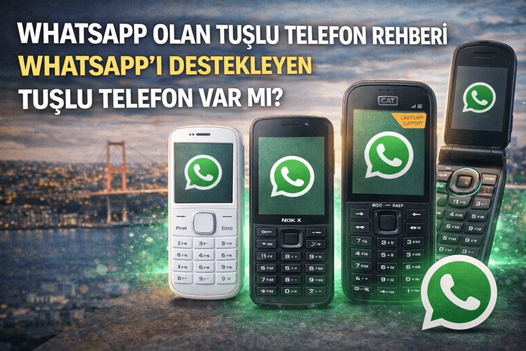 İçinde WhatsApp Olan Tuşlu Telefon: