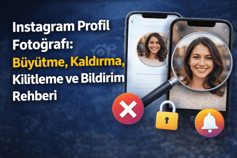 Instagram Profil Fotoğrafı: Büyütme, Kaldırma, Kilitleme