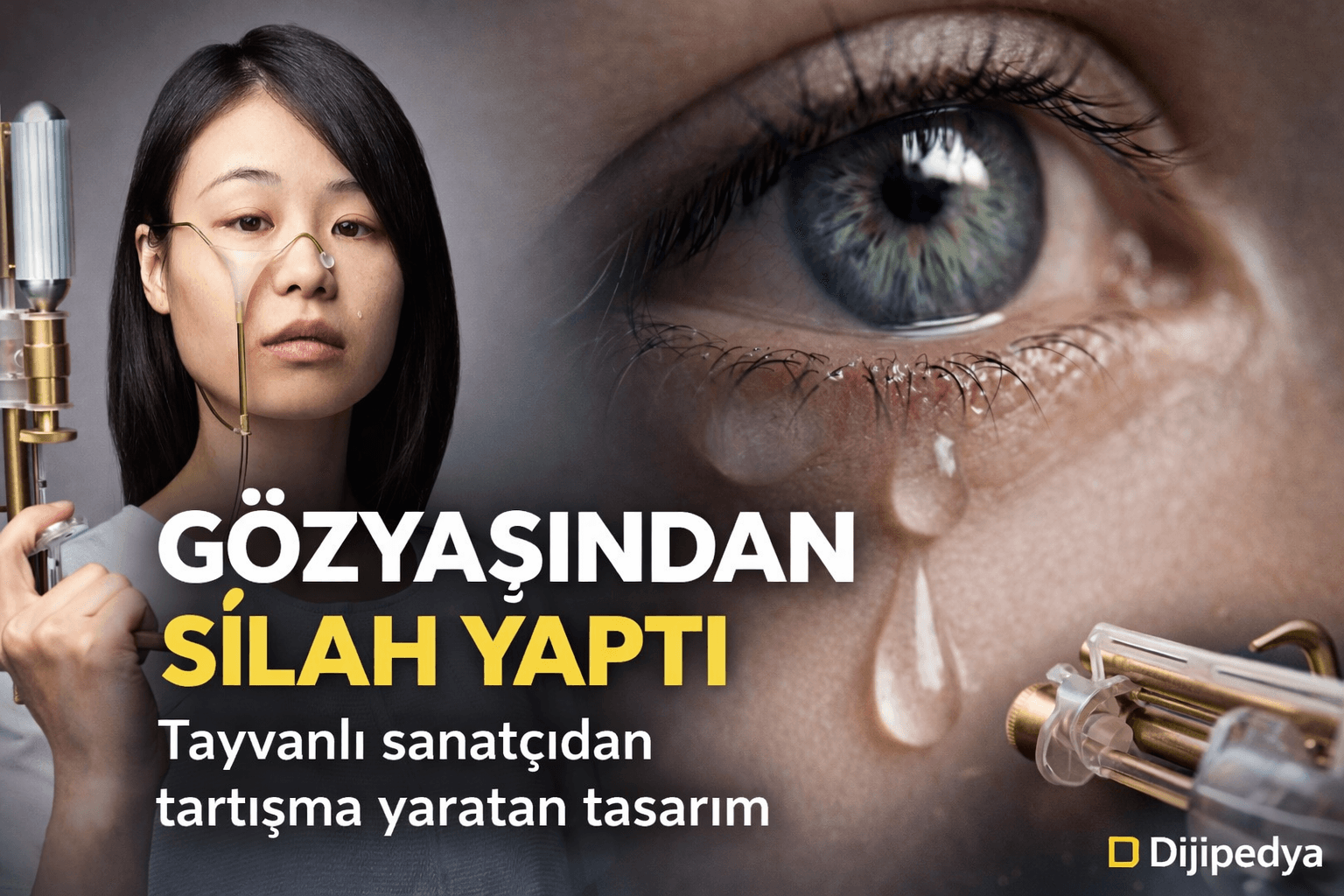 Gözyaşından “Mermi” Yaptı: Tayvanlı Sanatçıdan Duygusal İntikam Tasarımı