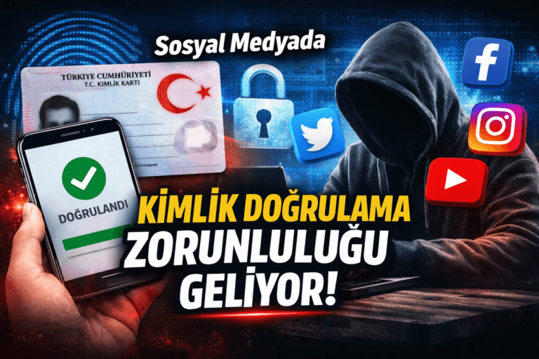Sosyal Medyada Kimlik Doğrulama Zorunluluğu