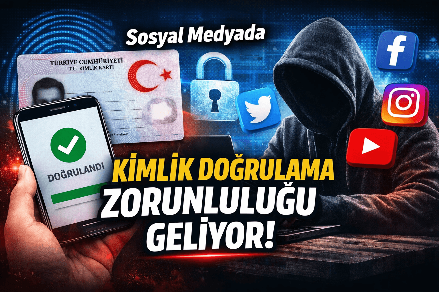 Sosyal Medyada Kimlik Doğrulama Zorunluluğu Geliyor