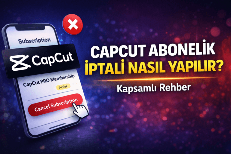 CapCut Abonelik İptali Nasıl Yapılır?