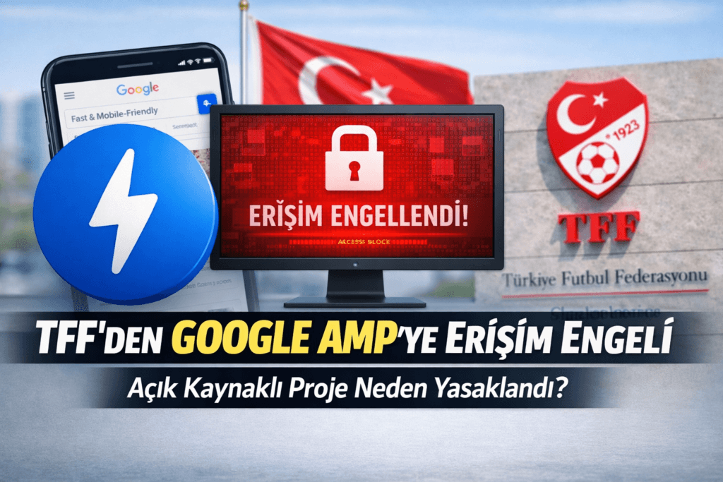 TFF’den Google AMP’ye Erişim Engeli