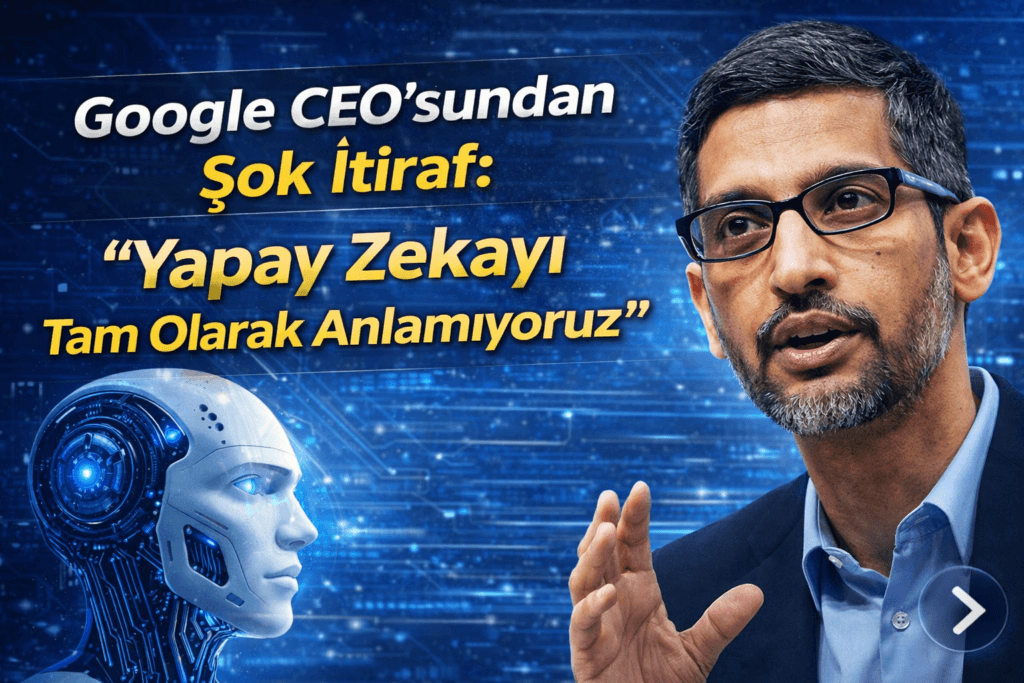 Google CEO'sundan Şok İtiraf: 'Yapay Zekayı Tam Olarak Anlamıyoruz'