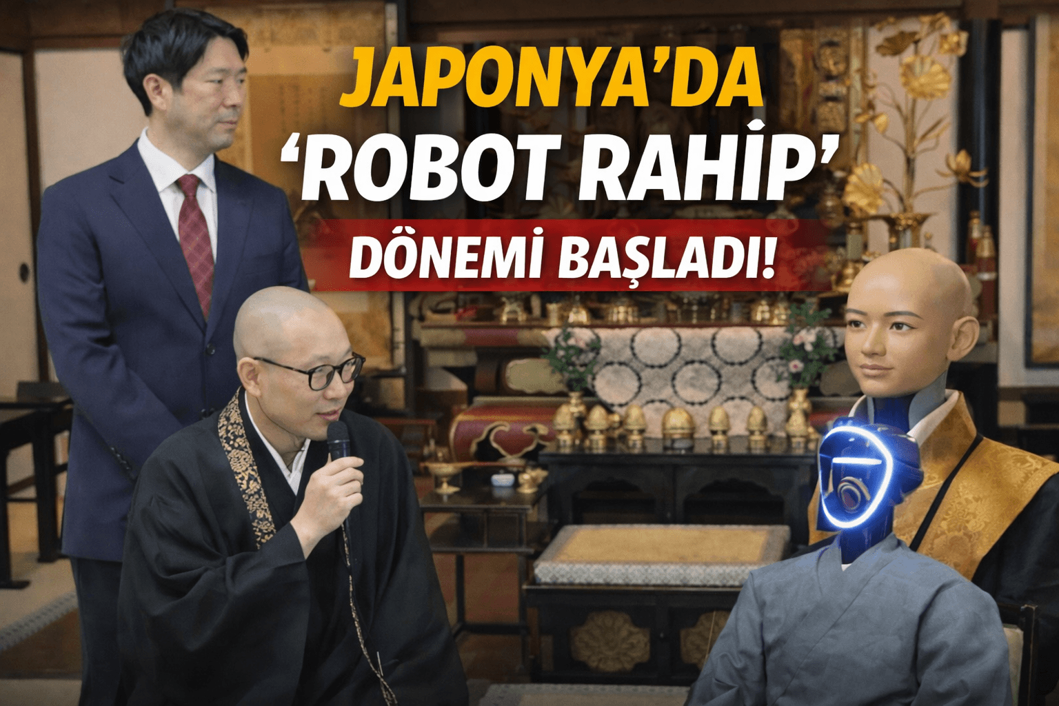 Japonya’da “robot rahip” dönemi başladı.